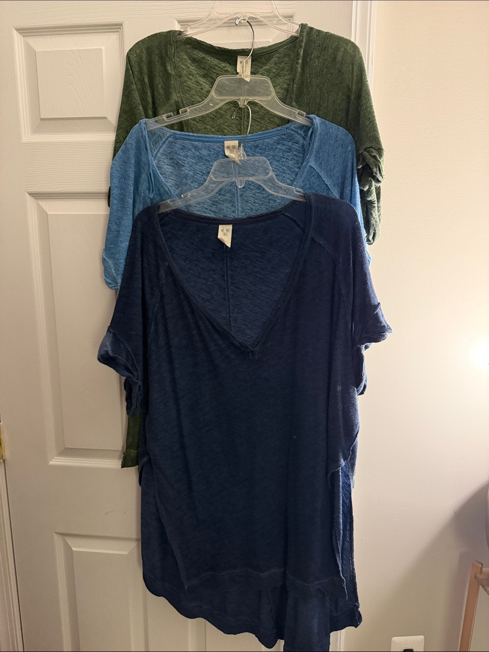 We The Free (3) Women’s Casual V-Neck Tunic Top - Navy